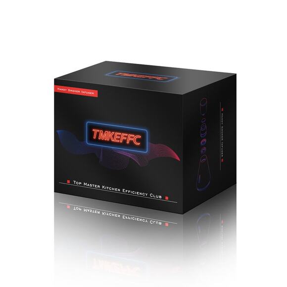 TMKEFFC Portable Smoker Infuser with Glass Dome & Wood Chips – Kitchen Gadget - Picture 3 of 9